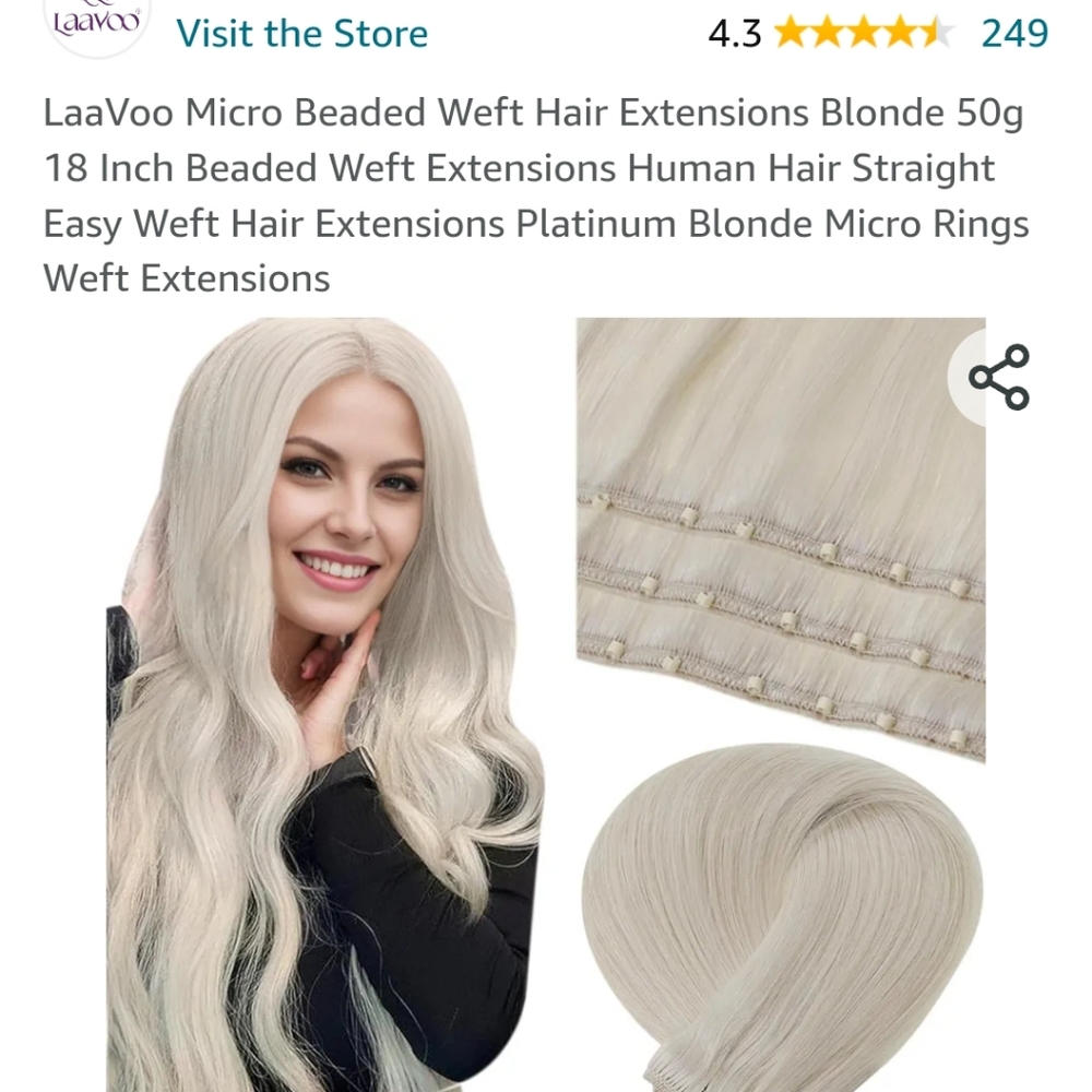 Laa voo hair extensions